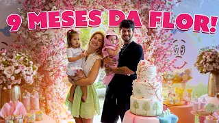 FIZEMOS AS FOTOS DE 9 MESES DA MARIA FLOR E DEU RUIM!!