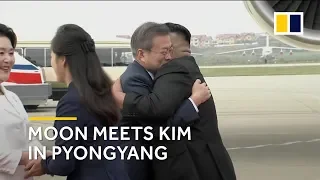 South Korean president Moon in Pyongyang for third meeting with North Korean leader Kim