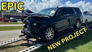 WE GOT A WRECKED 2023 CADILLAC ESCALADE EPIC NEW REBUILD @23RD