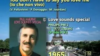 Paul Mauriat   You don't have to say you love me Io che non vivo 1965