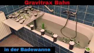 Gravitrax Bahn in der Badewanne/Unterwasser