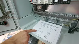 Kumanda Pano Uygulamaları; 3Fazlı A.S.Motor Kesik Çalıştırılması. (Electrical Control Panel)