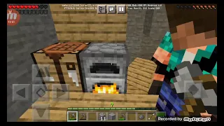 Выживание в Minecraft pe с другом #1