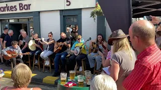 ‘The Lonesome Boatman - musicians playing at Fleadh Mullingar Co. Westmeath 2022