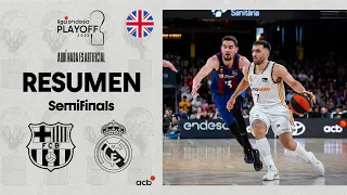 Barça - Real Madrid (92-95) GAME HIGHLIGHTS | Playoff Liga Endesa 2024