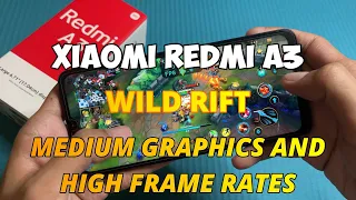 League of Legends Wild Rift in Xiaomi Redmi A3