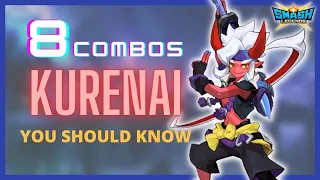 【leeycy】8 combos with KURENAI ！Useful combos to smash foe！Smash Legends Tutorial！【SmashLegends傳奇大亂鬥】