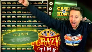 CASH HUNT PAYS MASSIVE! (Huge Win on Crazy Time)