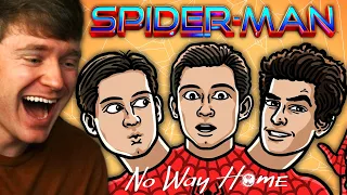 Reacting to SPIDER-MAN No Way Home the TRAILER! (Parody)