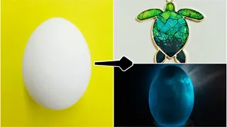 DIY Epoxy Resin Craft Ideas using REAL EGG SHELLS | Resin Craft Hack You Should Try