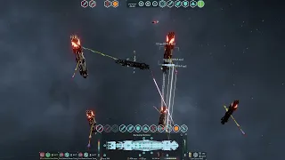 ALIENS ARE PATHETIC! Terra Invicta, late game battle.