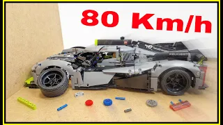 Peugeot 9X8 Le Mans CRASH 🚨 80 KM/H 🚨 Lego Technic CRASH test