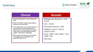 Genetics of Parkinson's in India : Young Onset Parkinson's Disease (GOPI-YOPD)