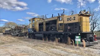 Weird & Unusual Train!  What Is This Old Looking, Loud Odd Looking Thing With A Caboose?