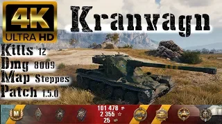 World of Tanks Kranvagn - 12 Kills 8K Damage - 1 vs 5