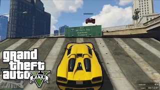 GTA V CARRERA LOCA! RAMPAS POR LA AUTOPISTA, RÁPIDA Y FUGAZ (VIDEO EXTRA) xFaRgAnx