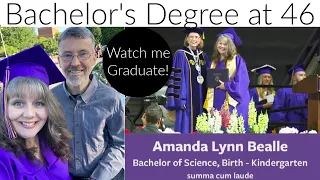 Watch Me Graduate! Bachelor's Degree at 46