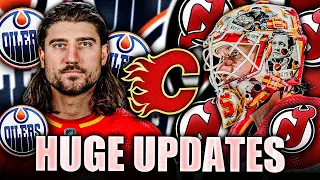 HUGE FLAMES UPDATES: JACOB MARKSTROM TRADE IS COMING SOON + OILERS PUSHING HARD FOR CHRIS TANEV