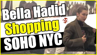 Bella Hadid shopping At Alexander Wang in Soho NYC