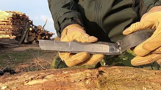 J-P Peltonen Sissipuukko M95 - DESTRUCTION TEST - UNTIL IT BREAKS! RANGER KNIFE TEST-EXTREME FAIL