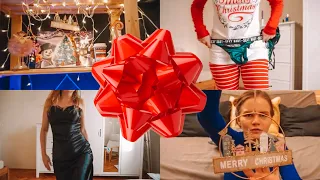 VlogMas 4 | Первые Рождественские Покупки |Примерка  Вещей и Украшение Студии