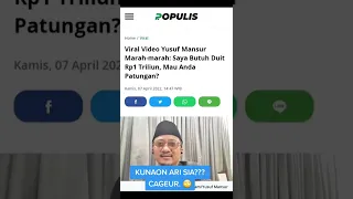 #shorts yusuf mansur marah marah