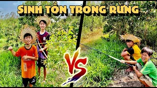 Anh Ba Phải | Bốc Thăm Sinh Tồn Trong Rừng Tràm Chỉ Với Cần Câu & Bật Lửa | Survival Challenge