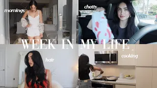 a week in my life in miami ♡ slow mornings, hair, cooking, chatty vlog
