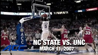 NC State vs North Carolina Championship Game | ACC Men's Basketball Classic (2007)
