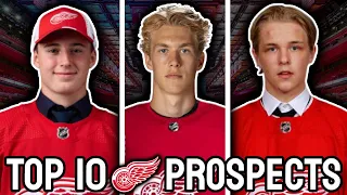 Top 10 Detroit Red Wings Prospect Rankings 2022 (Edvinsson, Kasper, Cossa)