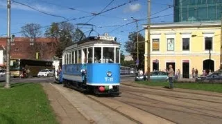 Парад трамваев в Таллине / Tram parade in Tallinn