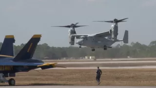 2012 Blue Angels Homecoming Airshow - MV-22 Osprey Demonstration