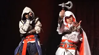 ASSASSINS CREED Ezio Auditore VS Connor Kenway - Duo performance [UniCon 2015]