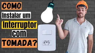 [PASSO A PASSO] Como instalar um interruptor e uma tomada - Como instalar interruptor com tomada