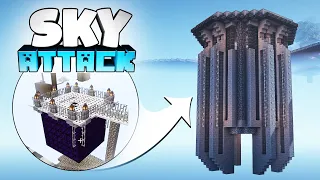 Das Minecraft Gefängnis wird fertig 🚀 Minecraft Skyblock Gefängnis bauen - Sky Attack #15