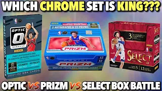 Prizm vs. Optic vs. Select box battle - Which is the #1 chrome set??? 🤔