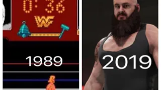 Evolution Of Wrestling Games 1989-2019