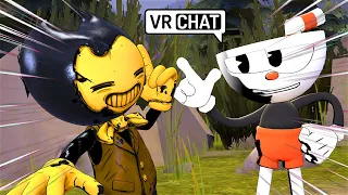 BENDY MEETS CUPHEAD! IN VR CHAT