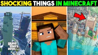 10 *SHOCKING* Things 😱 That You Won't BELIEVE Are Actually Made In MINECRAFT