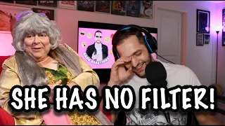 She Has No Filter! | American Reacts to Miriam Margolyes on Graham Norton Show | Rado Reactions