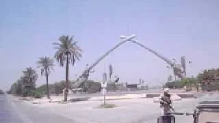 on patrol in baghdad