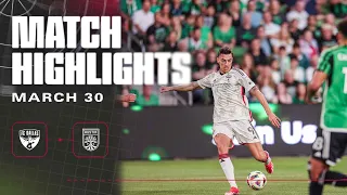 FC Dallas at Austin FC Highlights | March 30, 2024