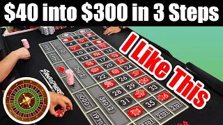 Make $40 into $300 in Three Spin (Roulette Strategy)