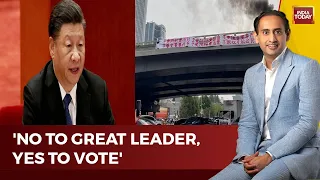 Is There A Challenge To Xi Jinping's Throne? Rare Protest In Beijing Scares China | Newstrack