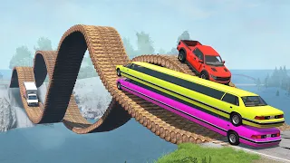 Cars vs Rollercoaster - BeamNG Drive - 🔥 ULTIMATE Edition Compilation