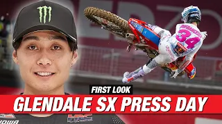 2024 Glendale SX Press Day ft. Shimoda, DiFrancsco, & More | First Look