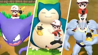 Pokémon Let's Go Pikachu & Eevee - All Rideable Pokémon