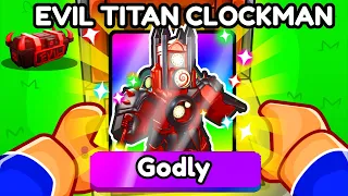 I Spent $176,820 for EVIL TITAN CLOCKMAN in SKIBIDI TOWER DEFENSE