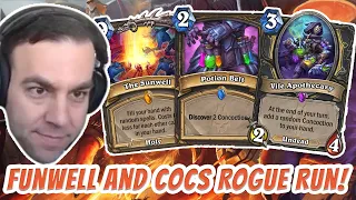 Sunwell and ENDLESS Concoctions Rogue Run! - Hearthstone Arena