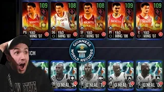 SETTING WORLD RECORDS WITH THE TALLEST TEAM IN NBA LIVE MOBILE HISTORY